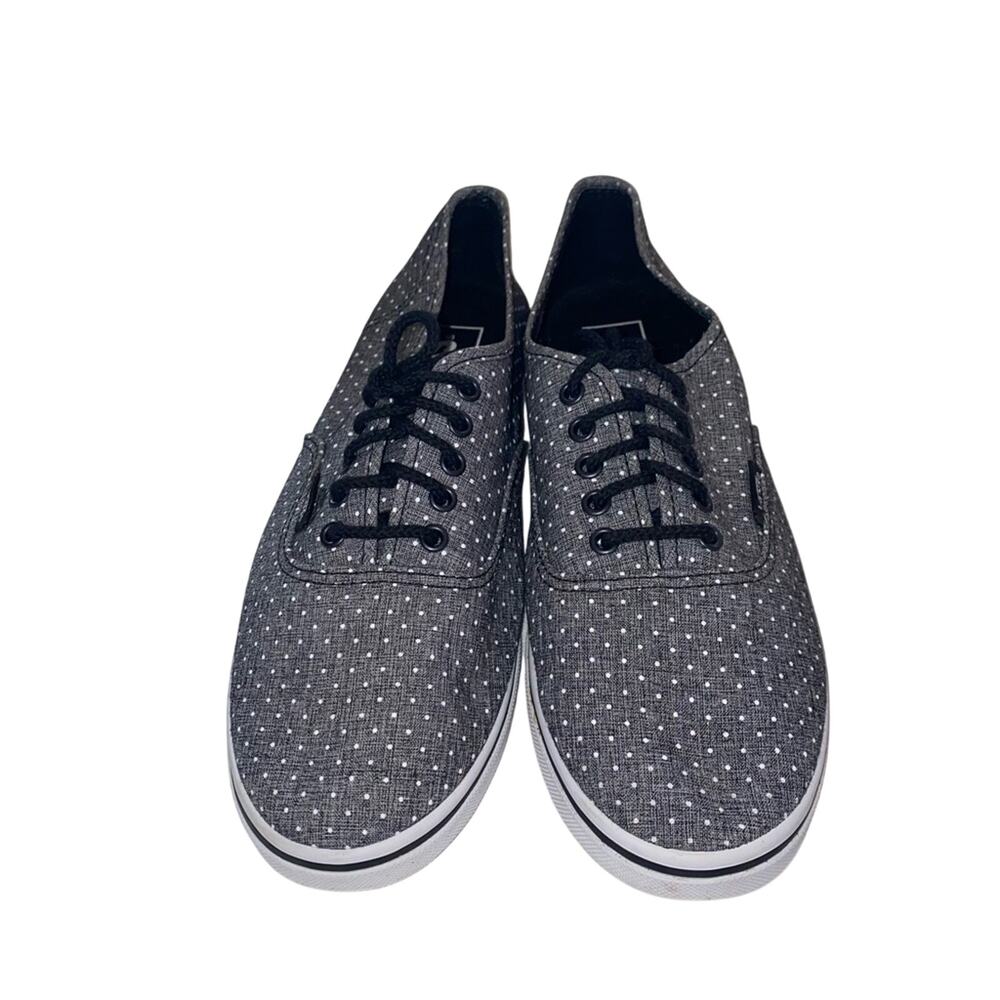 Vans Gray and White Sneakers with Classic Skateboard Silhouette 9 women’s